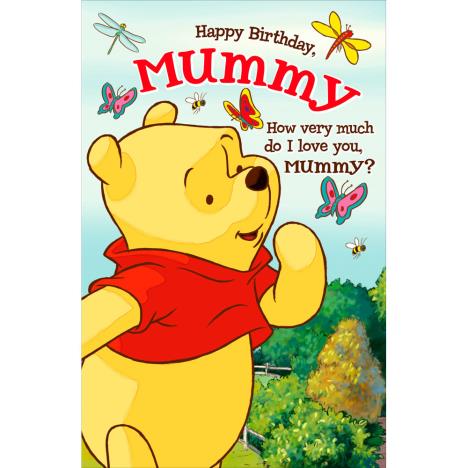 Mummy Winnie the Pooh Pop Up Birthday Card £3.45